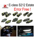 KIT 26 BOMBILLAS LED INTERIOR PARA MERCEDES E CLASE S212 ESTATE WAGON E200 E250 E300 E350 E400 E500 E550 E63 AMG 10