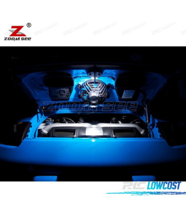 KIT 20 BOMBILLAS LED INTERIOR PARA PORSCHE 911 997 CARRERA TURBO 05-11