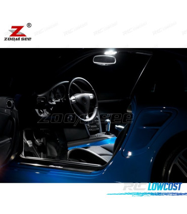 KIT 20 BOMBILLAS LED INTERIOR PARA PORSCHE 911 997 CARRERA TURBO 05-11