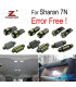 KIT 21 BOMBILLAS LED INTERIOR PARA VOLKSWAGEN VW SHARAN 7N 2011-2018