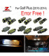 KIT 14 BOMBILLAS LED INTERIOR PARA VOLKSWAGEN VW GOLF PLUS 2010-2014