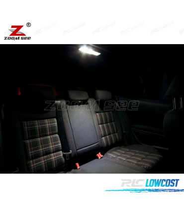 KIT 14 BOMBILLAS LED INTERIOR PARA VOLKSWAGEN VW GTI GOLF6 GOLF MK6 MK 6 VI MKVI 2010-2014