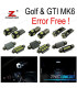 KIT 14 BOMBILLAS LED INTERIOR PARA VOLKSWAGEN VW GTI GOLF6 GOLF MK6 MK 6 VI MKVI 2010-2014