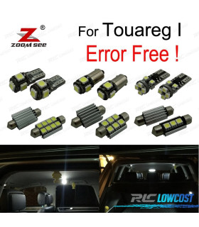 KIT 18 BOMBILLAS LED INTERIOR PARA VOLKSWAGEN VW TOUAREG I 7LA 7L6 7L7 2002-2009
