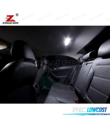 KIT 13 BOMBILLAS LED INTERIOR PARA VOLKSWAGEN VW JETTA 6 MK6 MK VI SPORTWAGEN 2010-2014