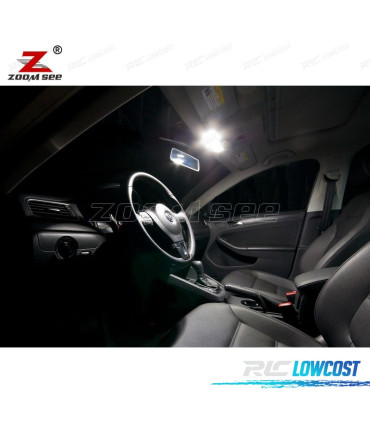 KIT 13 BOMBILLAS LED INTERIOR PARA VOLKSWAGEN VW JETTA 6 MK6 MK VI SPORTWAGEN 2010-2014