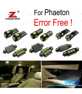 KIT 34 BOMBILLAS LED INTERIOR PARA VOLKSWAGEN VW PHAETON 2003-2013