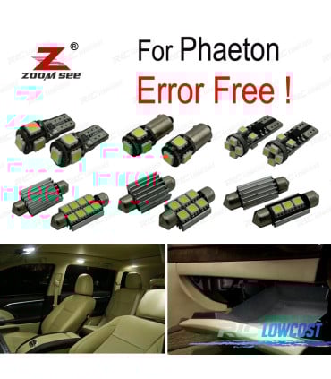 KIT 34 BOMBILLAS LED INTERIOR PARA VOLKSWAGEN VW PHAETON 2003-2013