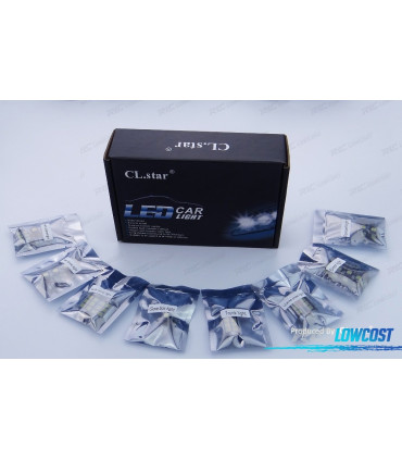 KIT 14 BOMBILLAS LED INTERIOR PARA VOLKSWAGEN VW PASSAT B6 06-11