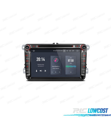 RADIO GPS ANDROID 10 PARA VOLKSWAGEN VW SEAT SKODA 4K 4GB RAM 64GB ROM HEXA-CORE CARPLAY HDMI