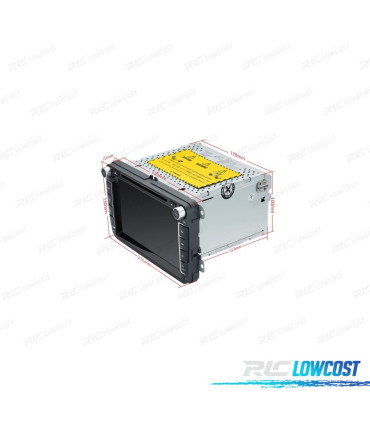RADIO GPS ANDROID 10 PARA VOLKSWAGEN VW SEAT SKODA 4K 4GB RAM 64GB ROM HEXA-CORE CARPLAY HDMI