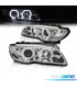 FAROS BMW E46 COUPE 03-06 XENON OJOS ANGEL CCFL FONDO CROMADO