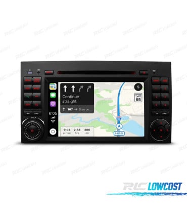 RADIO GPS ANDROID 11 PARA MERCEDES USB TACTIL HD