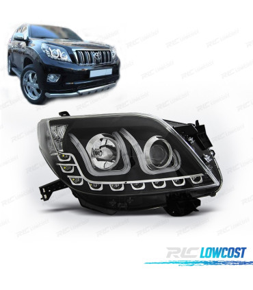 FAROS TOYOTA LAND CRUISER 09-13 LUZ DIURNA LED NEGRO