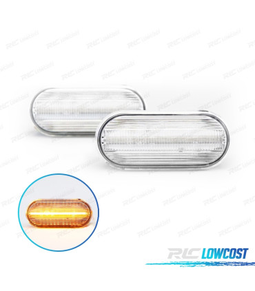 INTERMITENTES LATERALES LED BAR FORD SEAT VOLKSWAGEN VW CROMADO