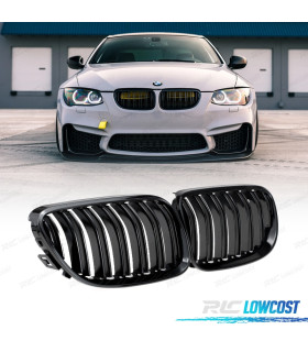 PARRILLAS BMW E92 E93 LCI 10-14 LOOK M4 NEGRO BRILLO