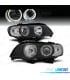 FAROS PARA BMW X5 E53 99-03 OJOS ANGEL LED FONDO NEGRO