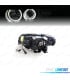 FAROS PARA BMW X5 E53 99-03 OJOS ANGEL LED FONDO NEGRO