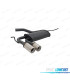 SILENCIOSO ESCAPE AUDI A3 8PA SEAT LEON 2X76MM