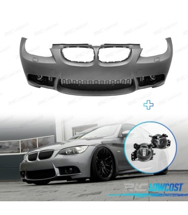 PARAGOLPES DELANTERO BMW E92 E93 06-10 LOOK M3 + NIEBLAS