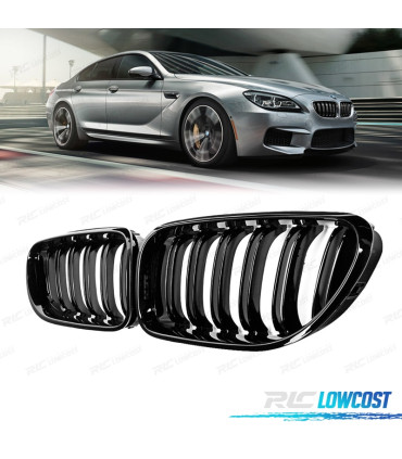 PARRILLAS BMW F06 F12 F13 11-18 LOOK M6 NEGRO BRILLO