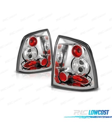 PILOTOS PARA OPEL ASTRA 97-04 3P 5P LOOK LEXUS FONDO CROMO