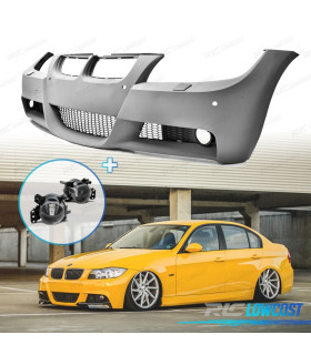 PARAGOLPES DELANTERO BMW E90 E91 05-08 PDC LOOK M + ANTINIEBLAS