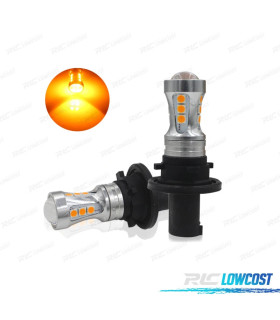BOMBILLAS LED PH24WY SPH24 CANBUS NARANJA