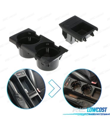 SOPORTE VASOS Y MONEDAS PARA BMW E46