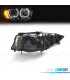 FAROS BMW E90 E91 08-12 OJOS ANGEL INTERMITENTE LED FONDO NEGRO