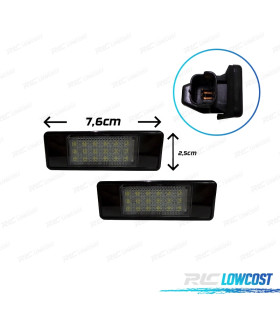 LUCES DE MATRÍCULA LED PARA PEUGEOT - TIPO 2