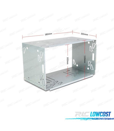 CAJON ADAPTADOR 2 DIN UNIVERSAL METALICO