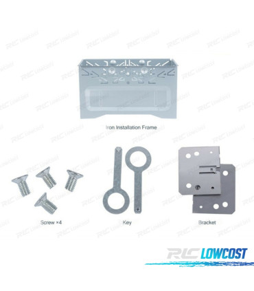 CAJON ADAPTADOR 2 DIN UNIVERSAL METALICO