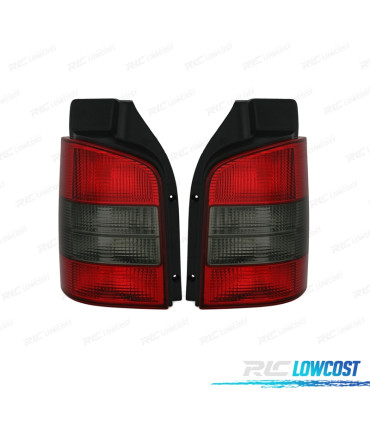 PILOTOS PARA VOLKSWAGEN VW TRANSPORTER T5 1P 03-09 ROJO AHUMADO