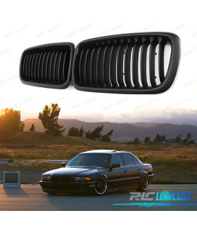 PARRILLAS BMW E38 99-01 LOOK M NEGRO MATE