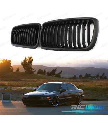 PARRILLAS BMW E38 99-01 LOOK M NEGRO MATE