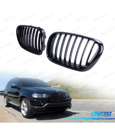PARRILLAS BMW X5 E53 99-03 NEGRO BRILLO