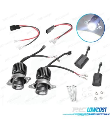 KIT BOMBILLAS OJOS ANGEL LED 80W CANBUS BMW E90 E91 LCI SIN XENON
