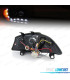 FAROS SEAT IBIZA 6L 02-08 LUZ DIURNA Y INTERMITENTE LED FONDO NEGRO