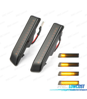 INTERMITENTES LATERALES BMW E36 96-99 X5 E53 99-06 DINAMICOS LED AHUMADO