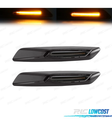 INTERMITENTES LATERALES DINAMICOS LED BMW E82 E81 E88 E87 E90 E91 E92 E93 E60 E61 E84 AHUMADOS