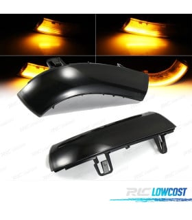 INTERMITENTES LED DINAMICO ESPEJO RETROVISOR VOLKSWAGEN VW GOLF EOS JETTA PASSAT ALHAMBRA 03-11 AHUMADOS