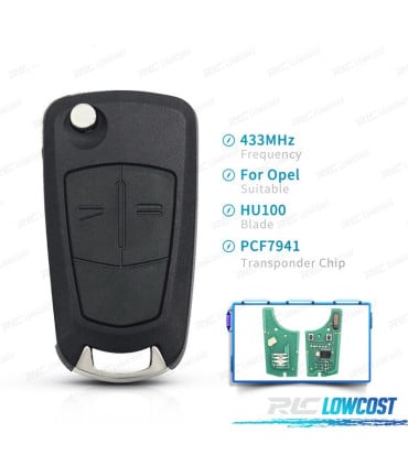 LLAVE COMPLETA OPEL ASTRA H OPEL ZAFIRA B