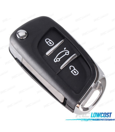 LLAVE COMPLETA PARA CITROEN C2 C4 C5 3 BOTONES