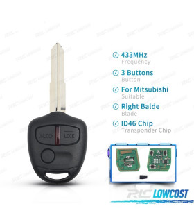 LLAVE COMPLETA PARA MITSUBISHI LANCER OUTLANDER SHOGUN PAJERO