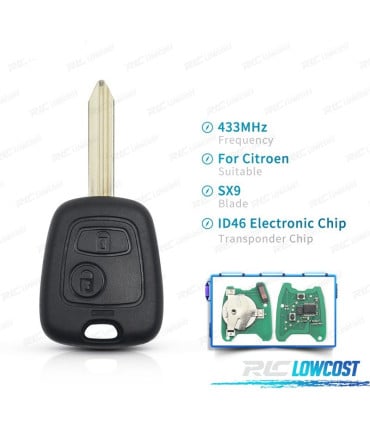 LLAVE COMPLETA PARA CITROEN SAXO XSARA PICASSO BERLINGO