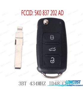 LLAVE COMPLETA PARA VOLKSWAGEN VW SEAT SKODA VARIOS MODELOS