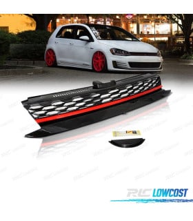 PARRILLA VOLKSWAGEN VW GOLF 7.5 17-20 LOOK R NEGRO ROJO