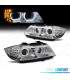 FAROS XENON OJOS ANGEL 3D BMW E90 E91 08-12 FONDO CROMO