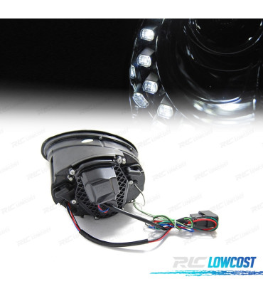 FAROS VOLKSWAGEN VW BEETLE 06-12 LUZ DIURNA FONDO NEGRO